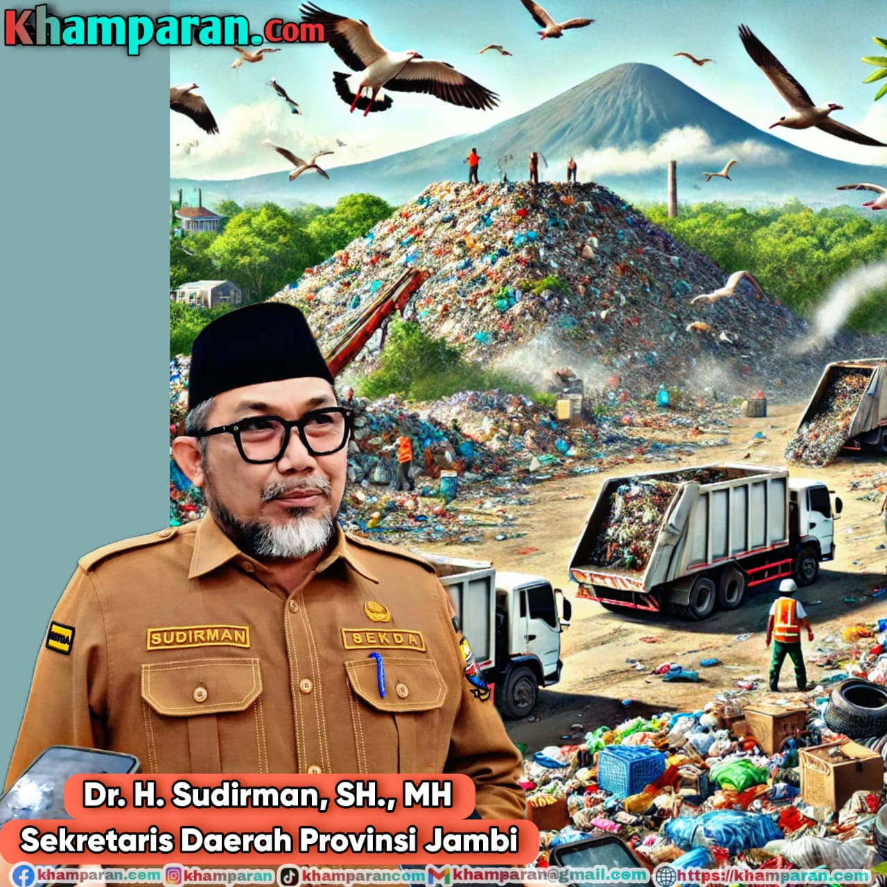 TPA Regional Tak Akan Gunakan APBD, Sekda Jambi Sebut Andalkan Dana Pusat