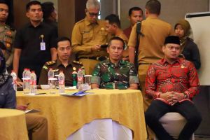 Ketua DPRD Muarojambi Yuli Setia  Bhakti Hadiri Rakor Hadapi Pemilu bersama Forkompida