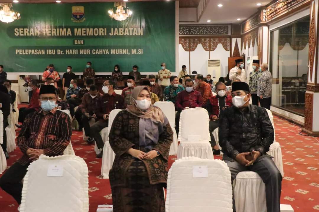 Bupati UAS Hadiri Serah Terima Jabatan Gubernur Jambi