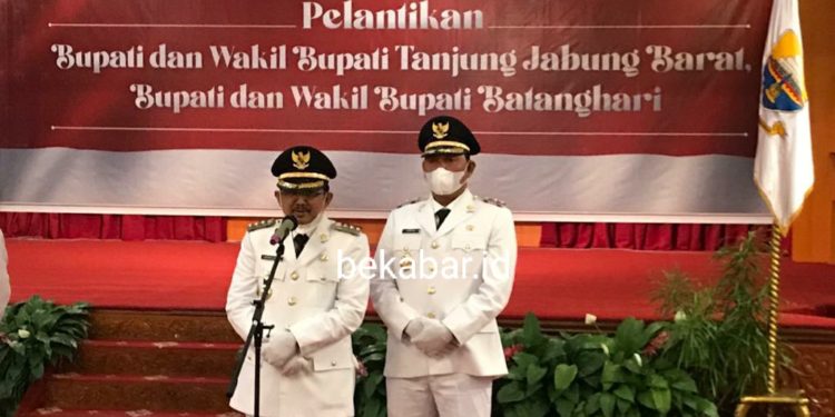 Dilantik, UAS-Hairan Nyatakan Siap Bekerja Keras Untuk Tanjab Barat