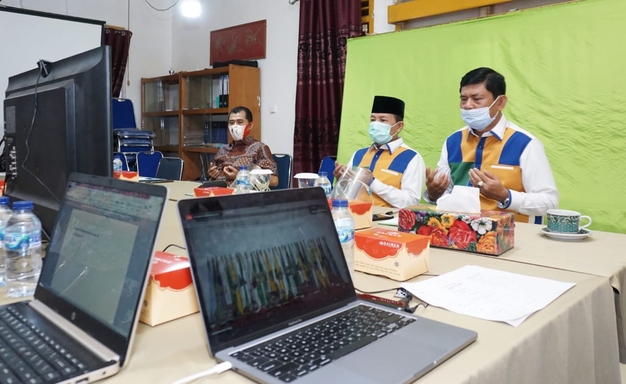 Fachrori dan Syafril Webinar Bersama KPK
