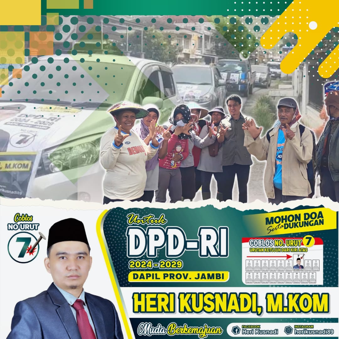Konvoi Menangkan Heri Kusnadi, Semangat Bersama untuk Jambi Berkemajuan