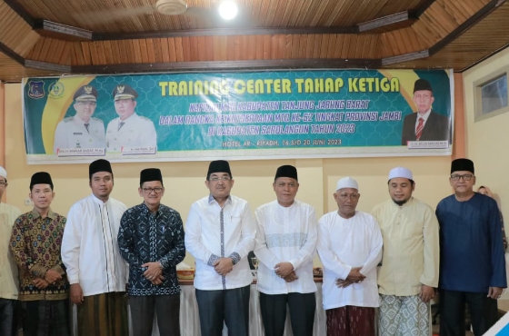 Bupati Buka Training Center Tahap Tiga Qori Qoriah Tanjab Barat 