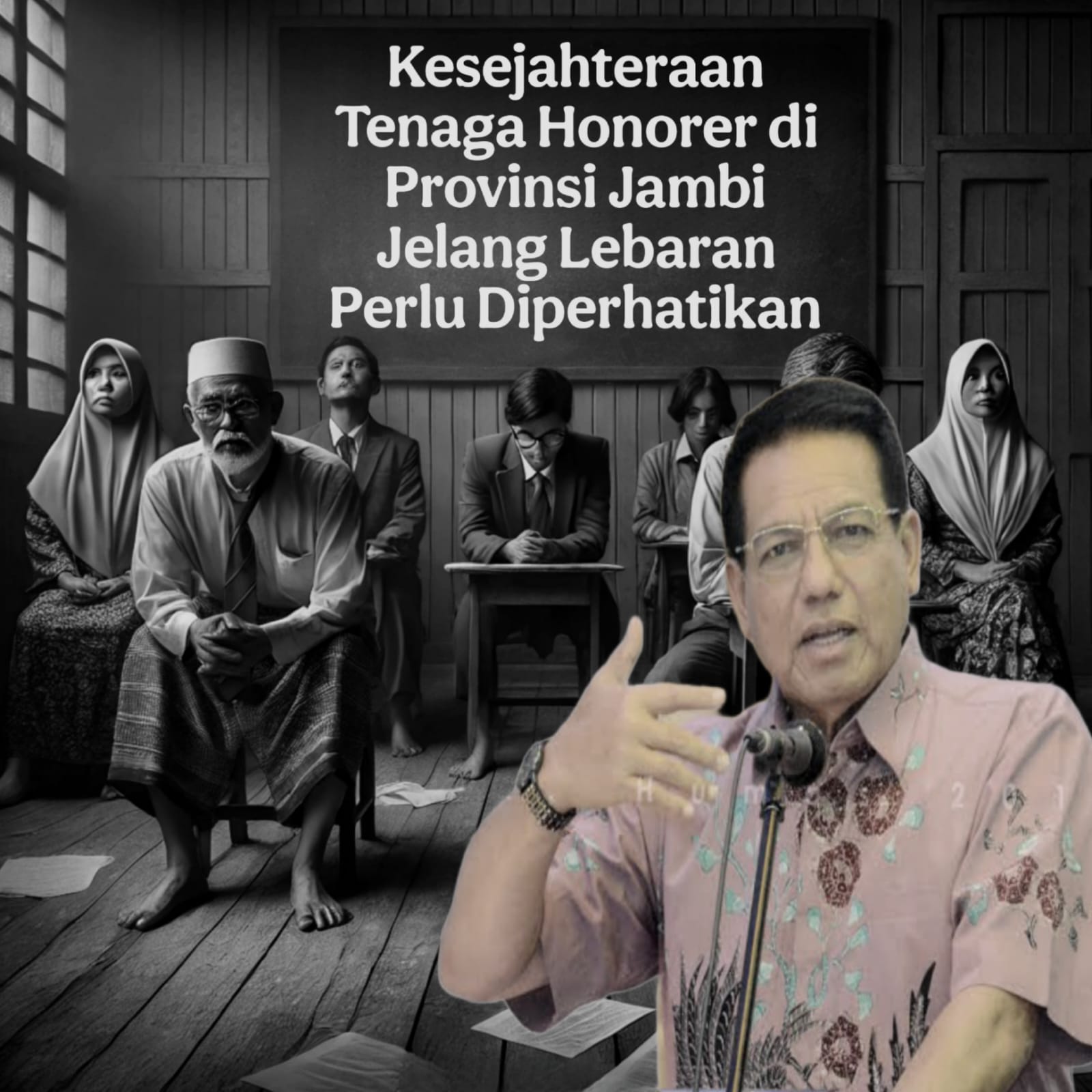 Gaji Honorer Jambi Tertahan 3 Bulan, Usman Ermulan ke Gubernur Al Haris: Kesejahteraan Tenaga Honorer Perlu Diperhatikan 