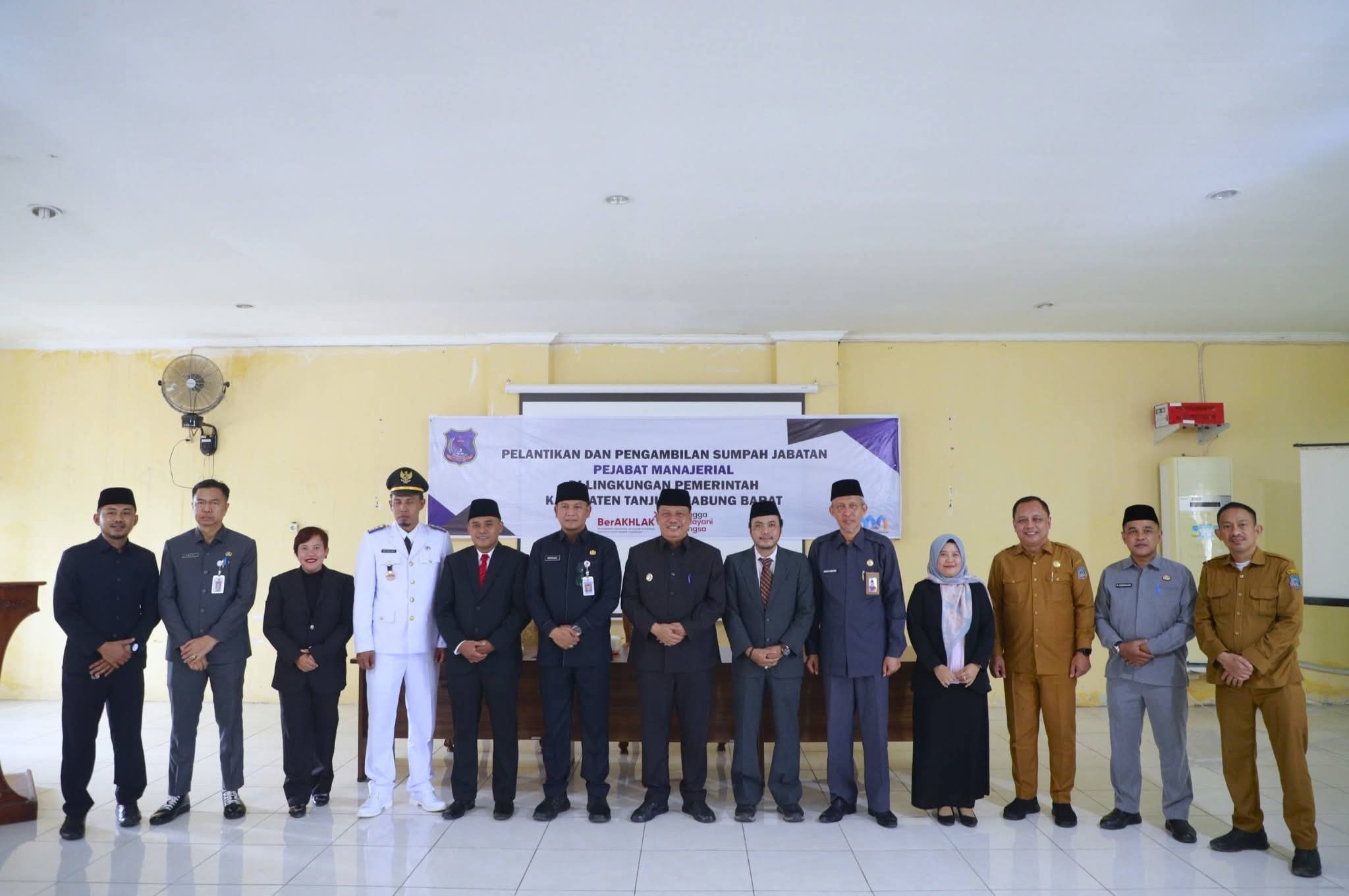 Wabup Katamso Lantik dan Ambil Sumpah Jabatan Pejabat Manajerial