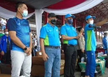 Bupati Cek Endra Hadiri Pembukaan Gubernur Cup 2022