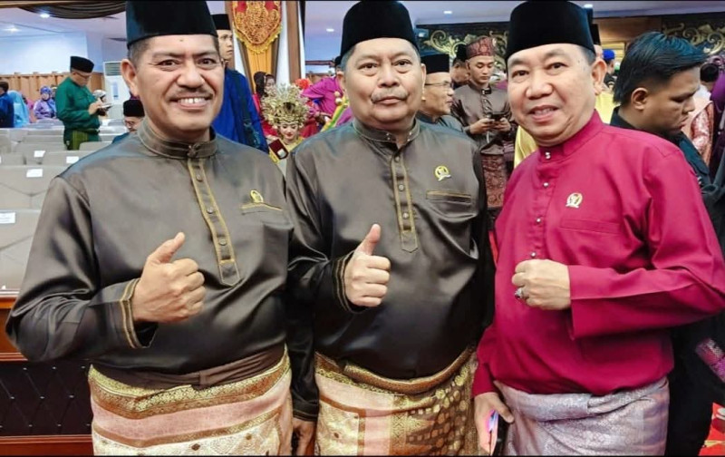 Ketua DPRD Tanjabbar, Hadiri Paripurna HUT ke 69 Provinsi Jambi 