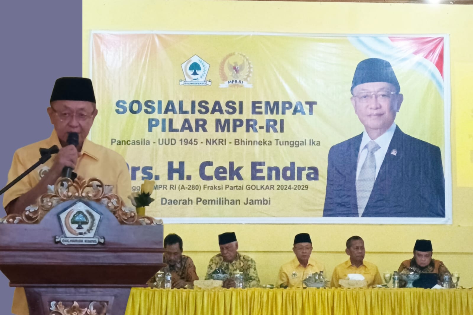 Cek Endra Ajak Masyarakat dan Pelajar Perkuat Wawasan Kebangsaan Lewat Sosialisasi Empat Pilar