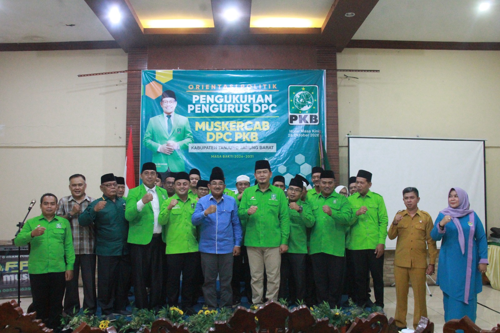 Muhammad Zaki, Anggota DPRD Dikukuhkan Sebagai Ketua DPC PKB Kabupaten Tanjab Barat 
