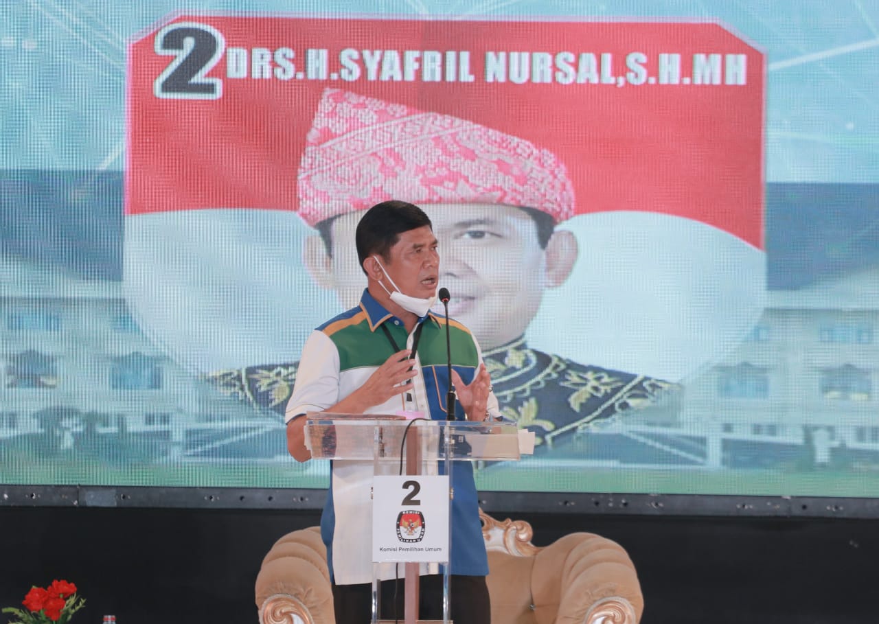 Debat Ke II, Syafril Paparkan Program Peningkatan Kualitas SDM