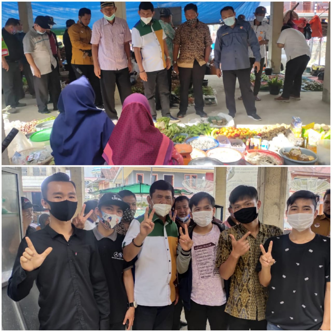 Terus Bergerak, Syafril Nursal Blusukan Ke Pasar Sore Sleman