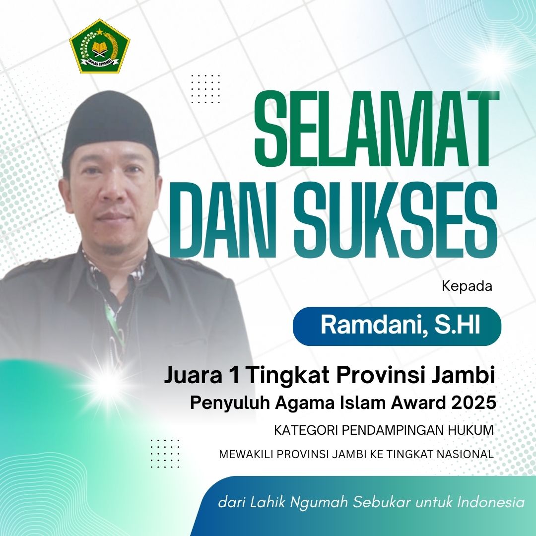 Dari Sarolangun ke Pentas Nasional, Ramdani Ukir Prestasi di Penyuluh Agama Islam Award 2025