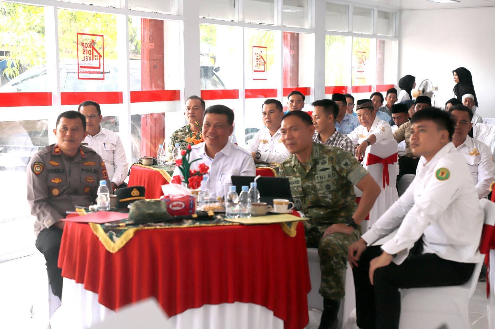Wabup Katamso Ikuti Peresmian 1.061 Koperasi Merah Putih, Presiden Prabowo Dorong Kemandirian Ekonomi Desa