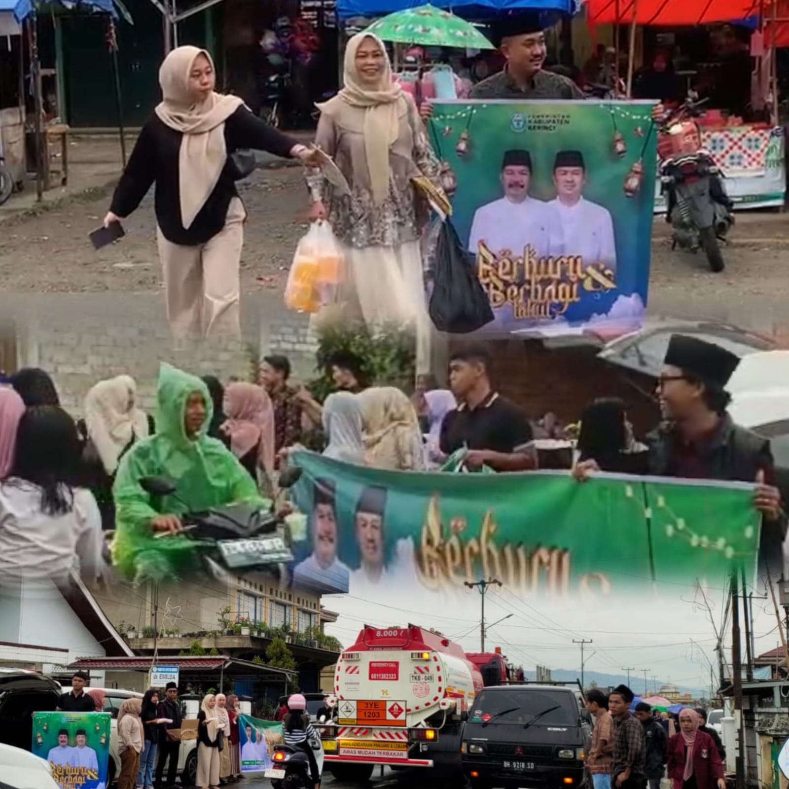 Semangat Milenial Monadi-Murison: Berbagi Seribu Takjil di Tengah Gerimis Pasar Semurup