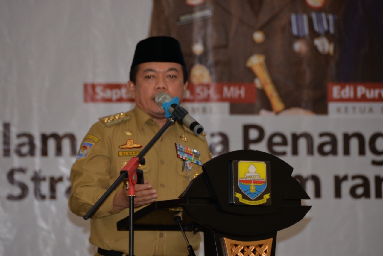 Rapat Forkopimda se Provinsi Jambi, Al Haris Harap Satgas Covid-19 Optimalkan Peran