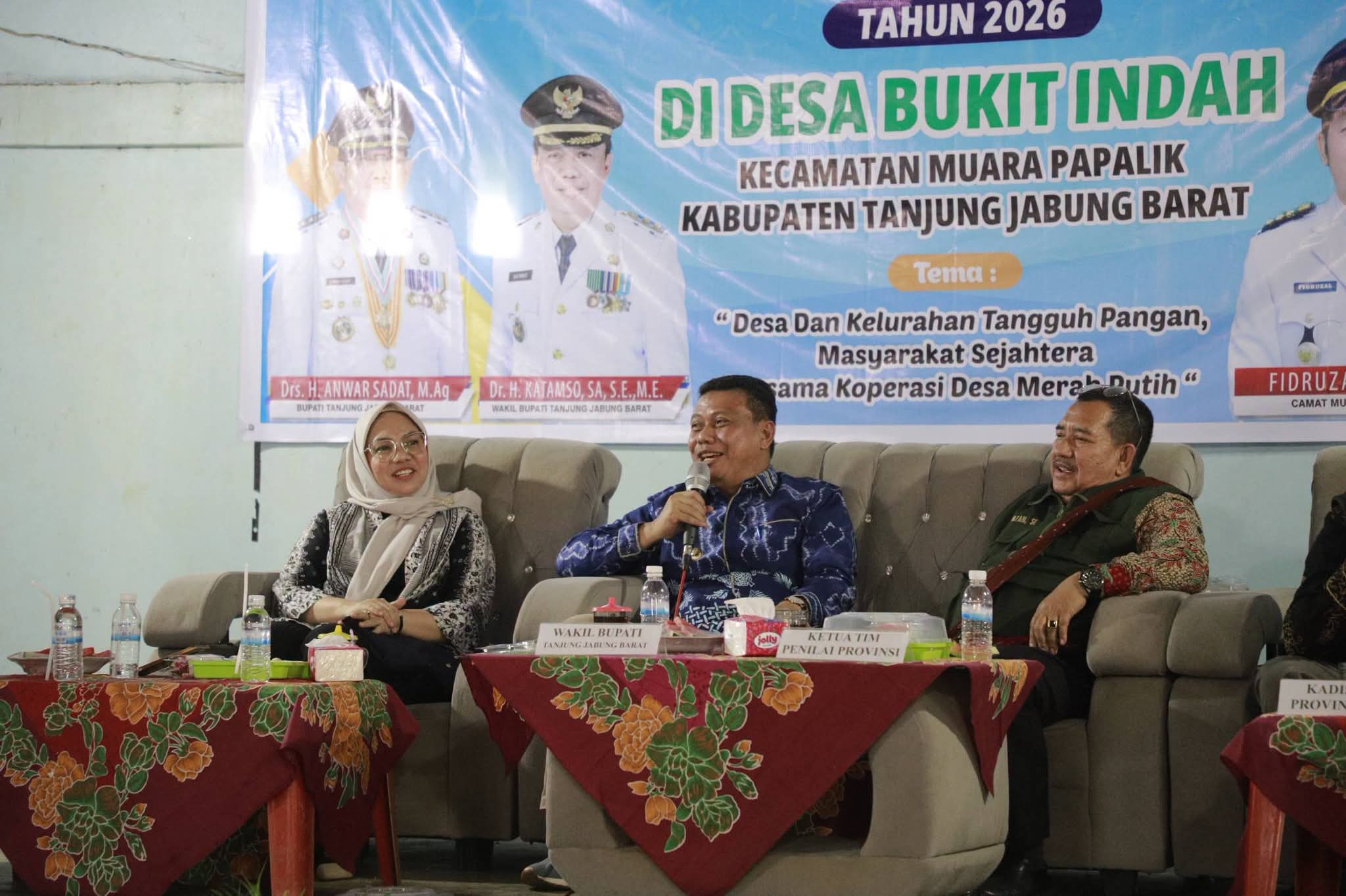 Desa Bukit Indah Dinilai Tim Provinsi, Wabup Katamso Yakin Mampu Raih Prestasi di Lomba Desa 2026