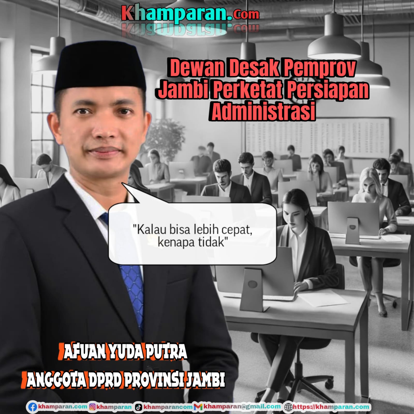 Percepatan Pengangkatan CPNS-PPPK 2024: Dewan Desak Pemprov Jambi Perketat Persiapan Administrasi 