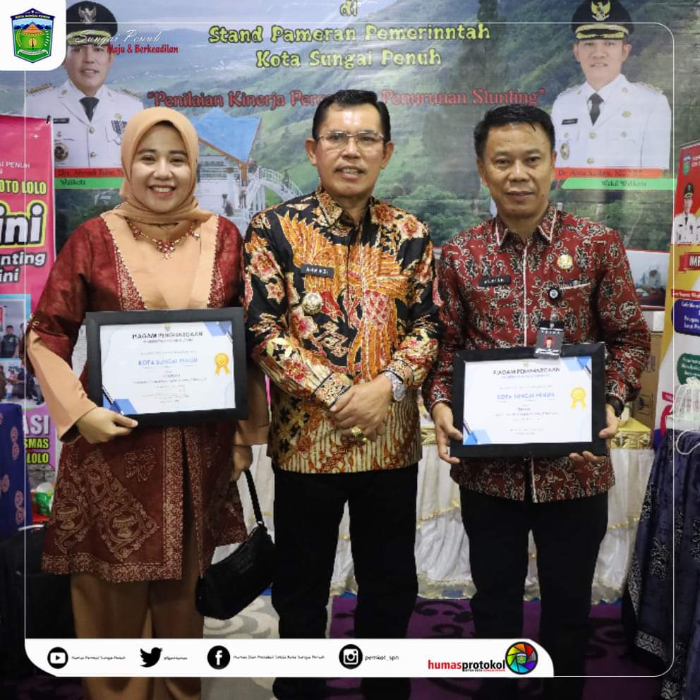 Pemkot Sungai Penuh Raih Juara Pertama Penurunan Stunting Tingkat Provinsi Jambi 