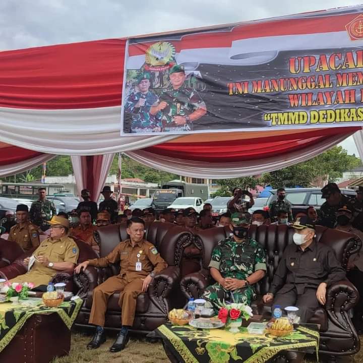 Sekda Alpian Hadiri Pembukaan TMMD Ke-144 Kodim 0417/Kerinci