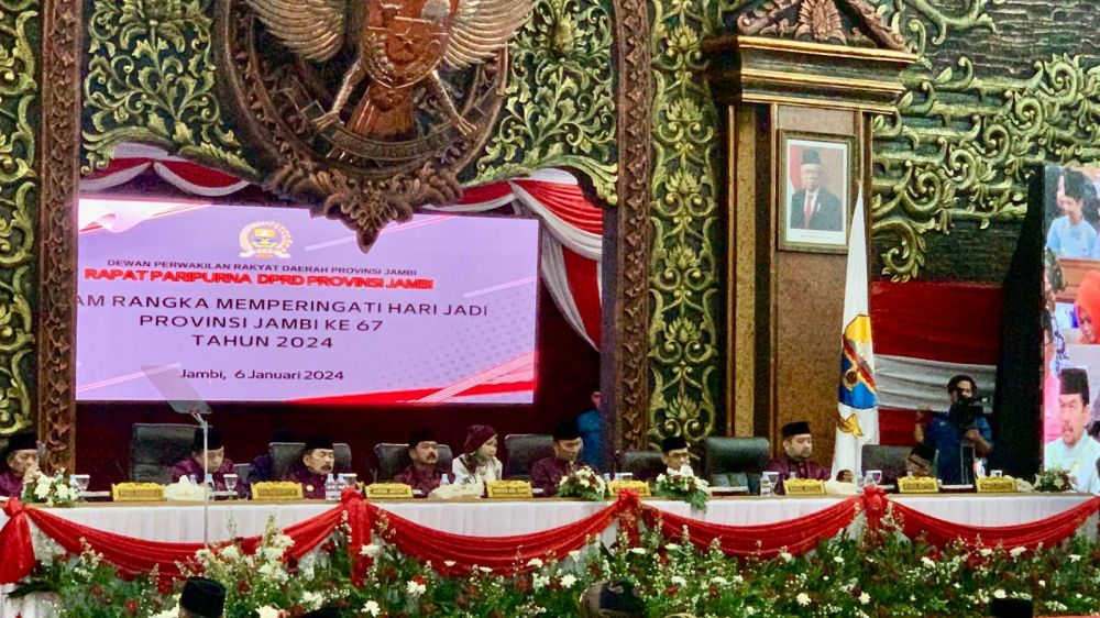 HUT Jambi Ke - 60, Edi Purwanto Sampaikan Capaian Kinerja DPRD Jambi Hingga Akhir 2023