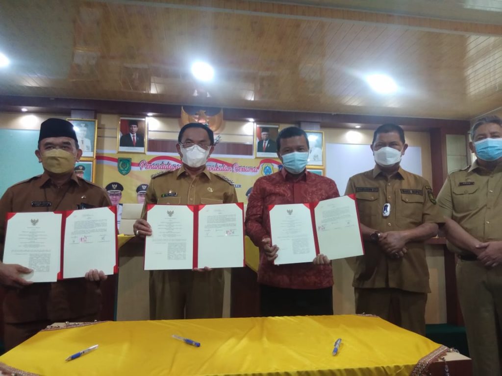 Tanjab Barat MoU bersama Tanjab Timur dan Indragiri Hilir