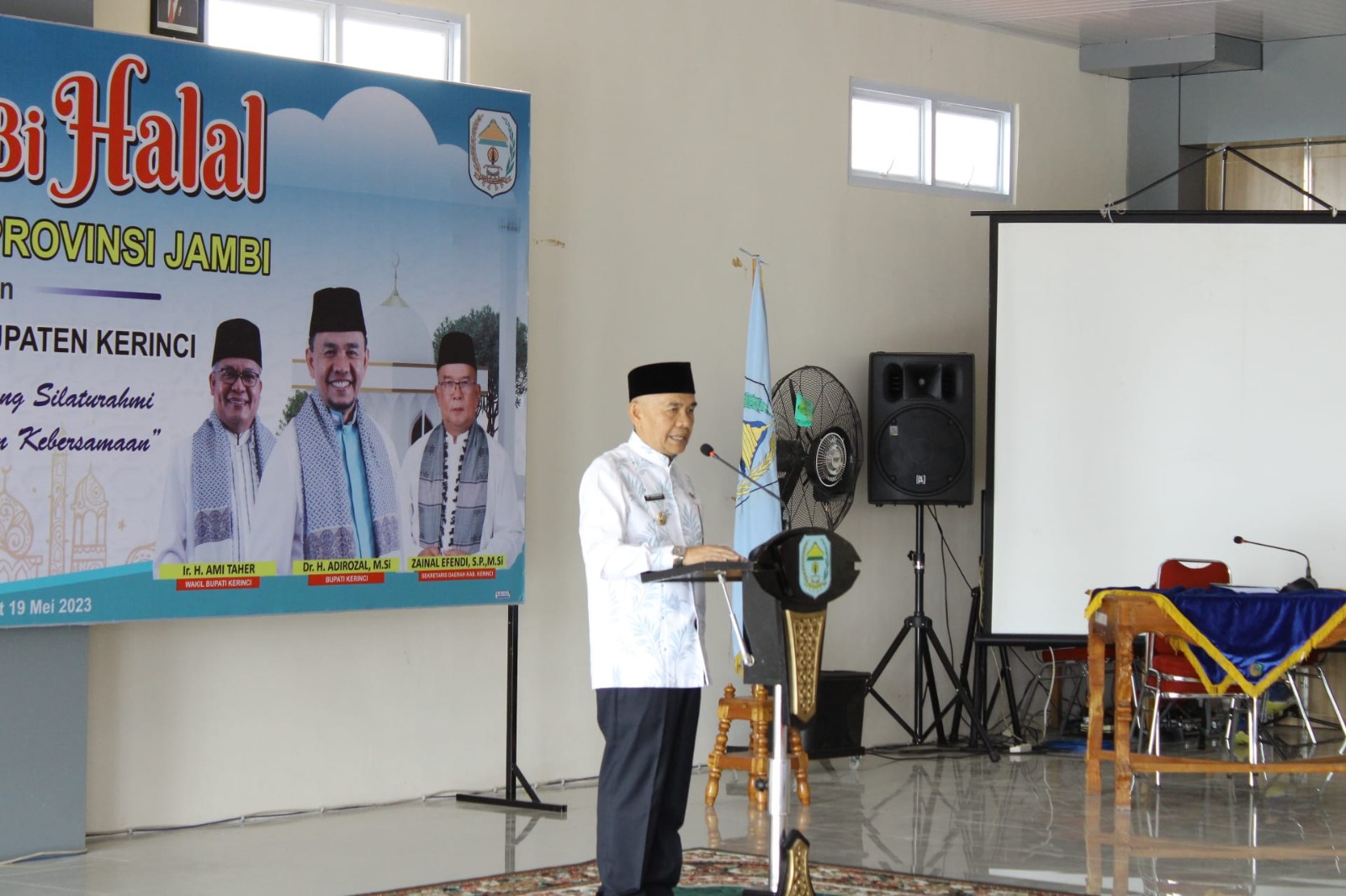 Bupati Kerinci Adirozal menghadiri Hala bi Halal Wakil gubernur Jambi 
