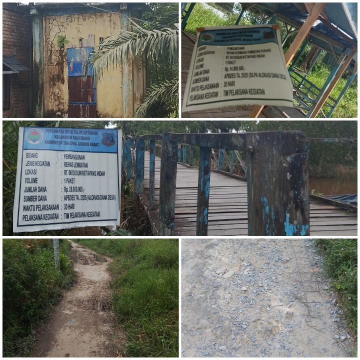 Warga Desa Teluk Ketapang Murka, Desak Inspektorat Tanjab Barat Audit Mantan Kades dan Plt. Kades Soroti Dugaan Korupsi dan Penyelewengan Dana