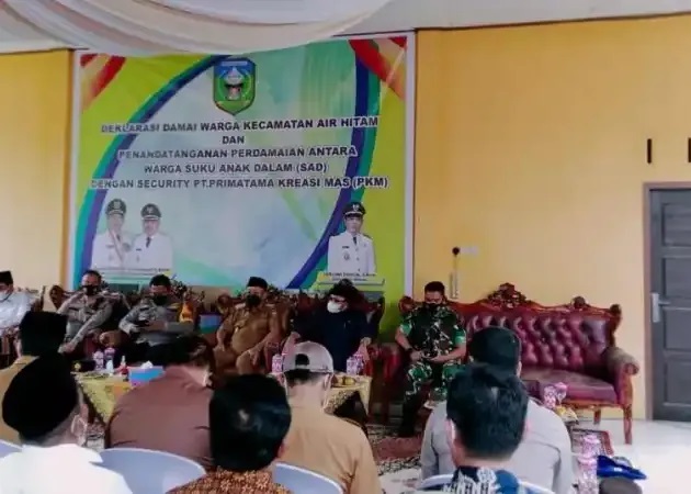 Bupati Cek Endra Hadiri Deklarasi Damai Warga Air Hitam