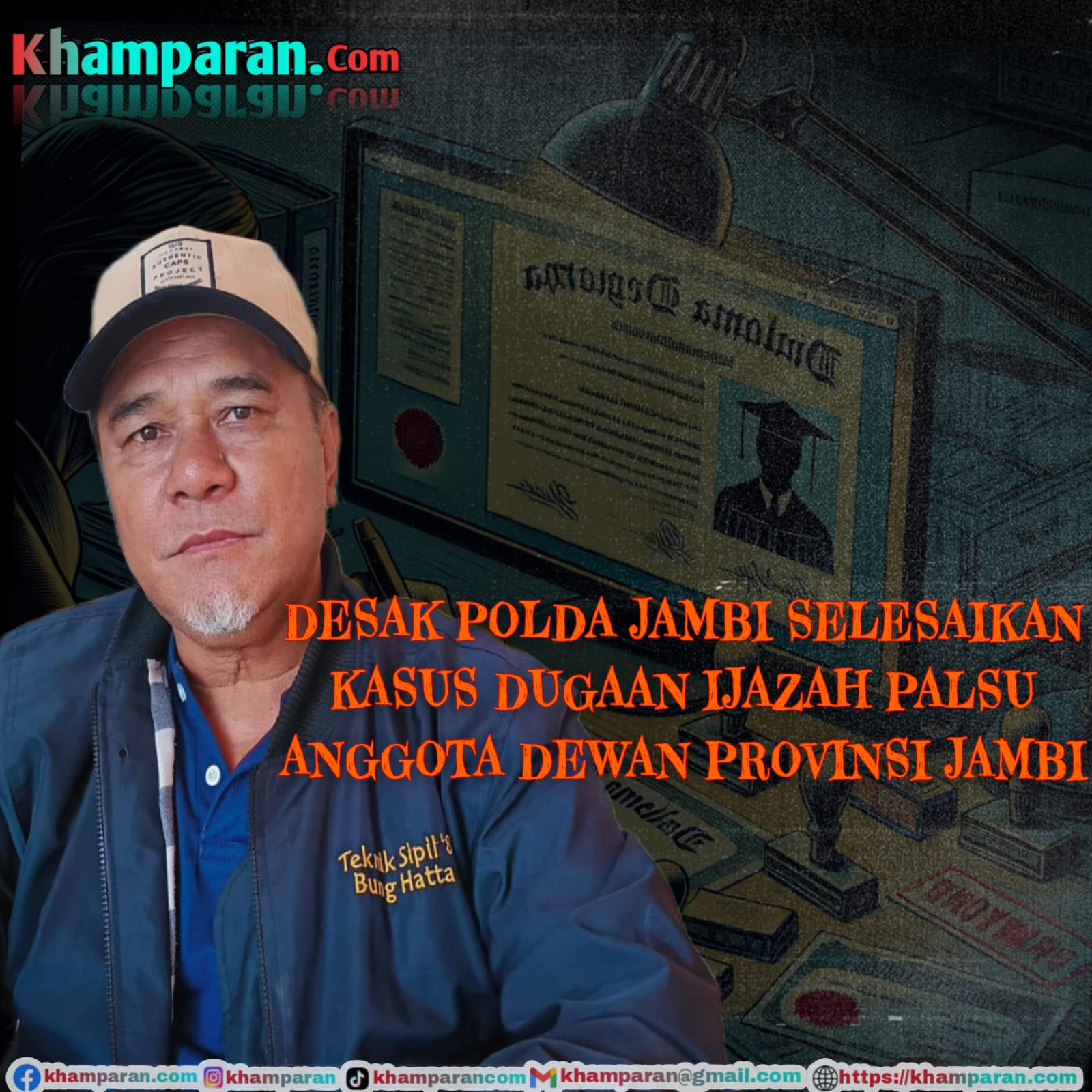 Tokoh Agama dan Masyarakat Kerinci Sungai Penuh Desak Polda Jambi Selesaikan Kasus Dugaan Ijazah Palsu, Hamka: Jangan Ada yang Ditutupi!! 