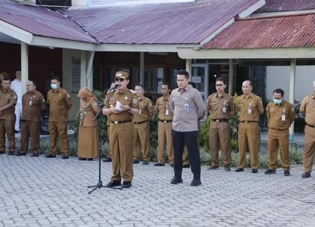 Pimpin Apel di RSUD,  Wako Ahmadi : Perbaiki Pelayanan & Tunjukkan Keramahan.