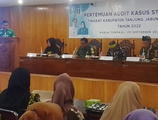 P3AP2KB Tanjabbar Gelar Pertemuan Audit Kasus Stunting, Bupati:Beharap Semua Pihak ikut Andil Atasi Stunting