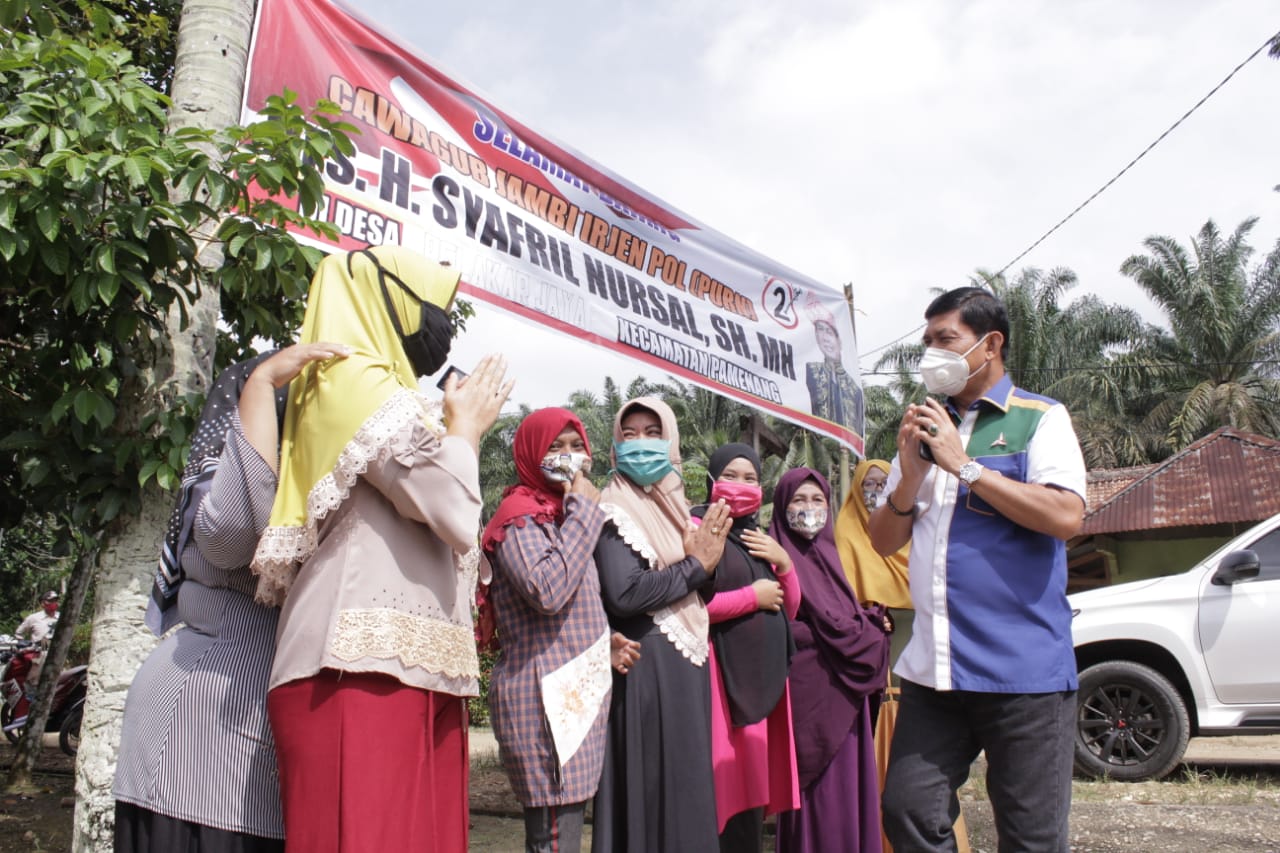 Di Sarolangun dan Merangin, Syafril Nursal Disambut Antusias Masyarakat
