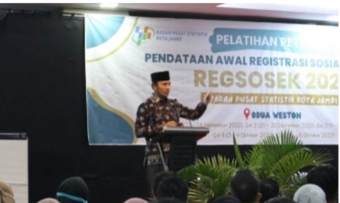 Buka Pelatihan Petugas Regsosek 2022, Edi Purwanto Minta Petugas Jaga Integritas