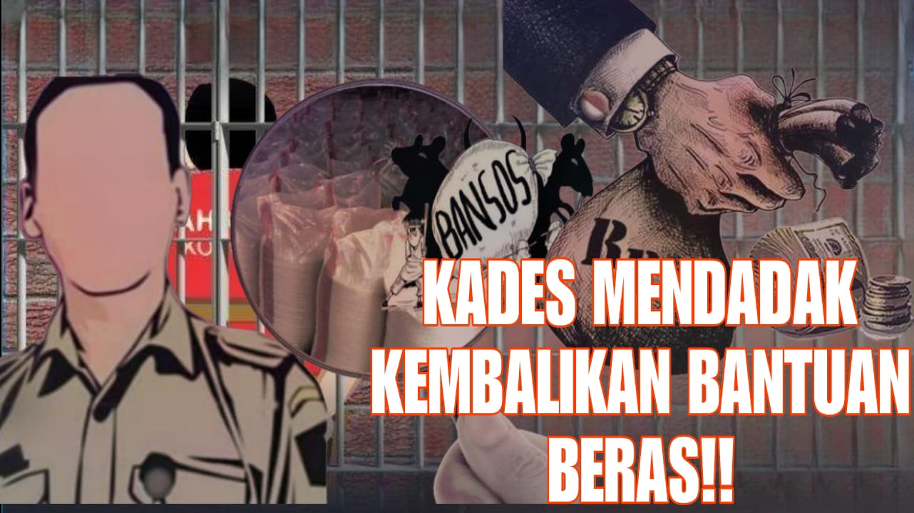 Setelah Viral, Kades Dusun Baru Tanjung Tanah dan Kades Tanjung Tanah Mendadak Salurkan Bantuan Beras.