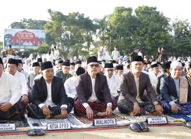 Wako Ahmadi - Wawako Antos Shalat Idul Adha Bersama Masyarakat