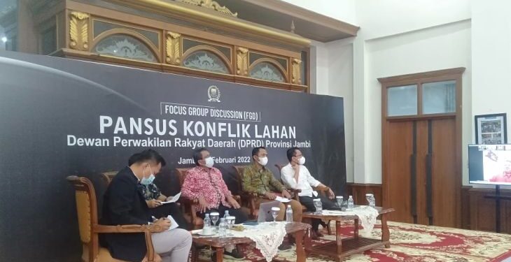 Cari solusi terbaik, Pansus Konflik Lahan DPRD Provinsi Jambi gelar FGD