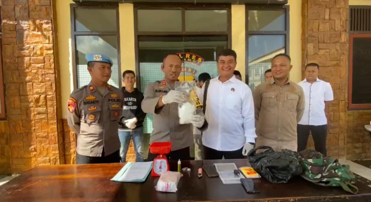 Dua Pelaku Tindak Penyalahgunaan Narkoba di Ringkus oleh Tim Opsnal Satresnarkoba Polres Kerinci