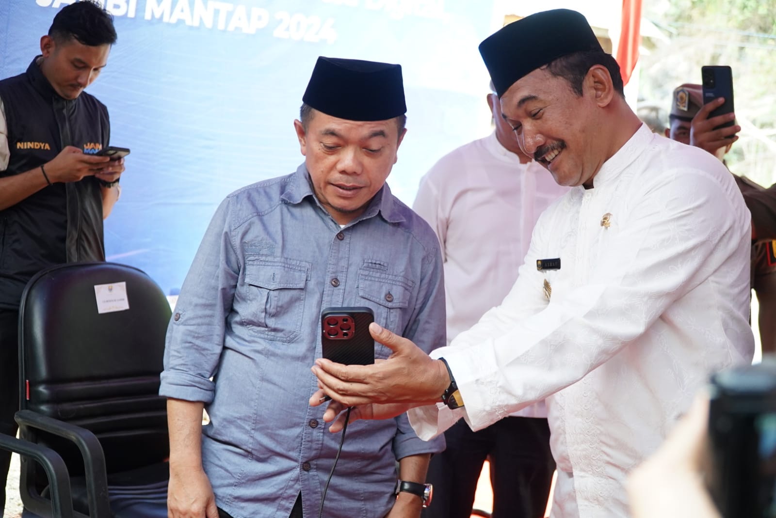 Dampingi Al Haris, Pj Bupati Kerinci Sebut Launching Repeater GSM Sangat Diharapkan Warga