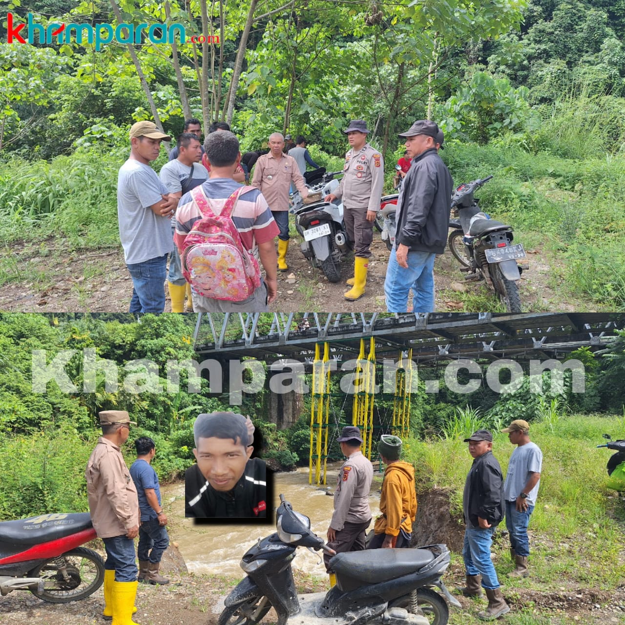 Seorang Pria hendak menyeberang, Hanyut Terseret Arus di Sungai Penetai 