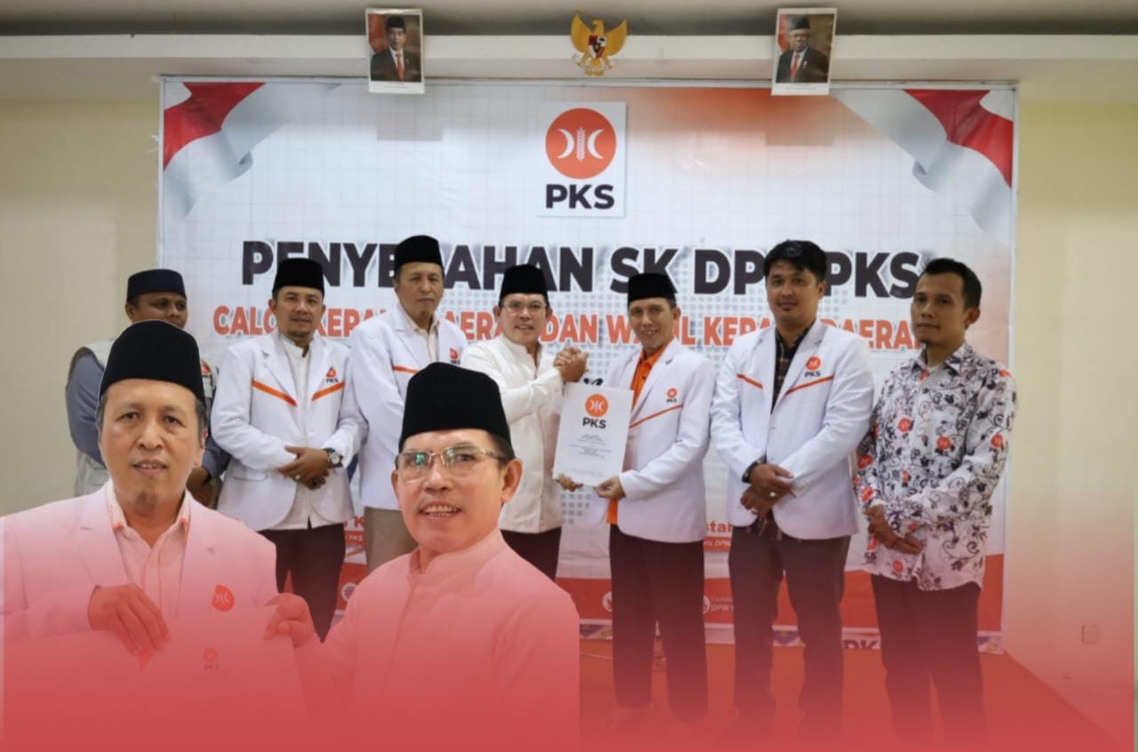 Berlayar di Pilwako Sungai Penuh 2024, Ahmadi Zubir dan Fery Satria Resmi Kantongi Rekomendasi DPP PKS