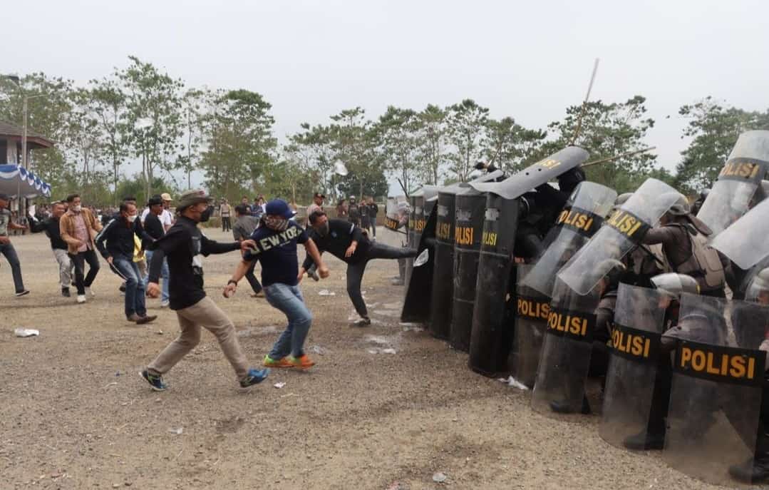 Untuk Keamanan Pemilu 2024, Polres Kerinci Lakukan Gelar Sispamkota