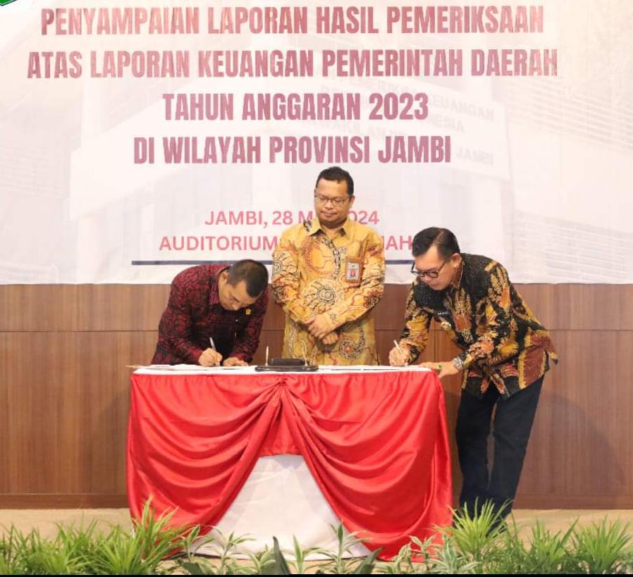 Pemkot Sungai Penuh Kembali Raih WTP Ke 10 Berturut-Turut 
