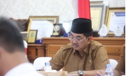 Anwar Sadat Ikuti Rakor Pengendalian Inflasi Daerah