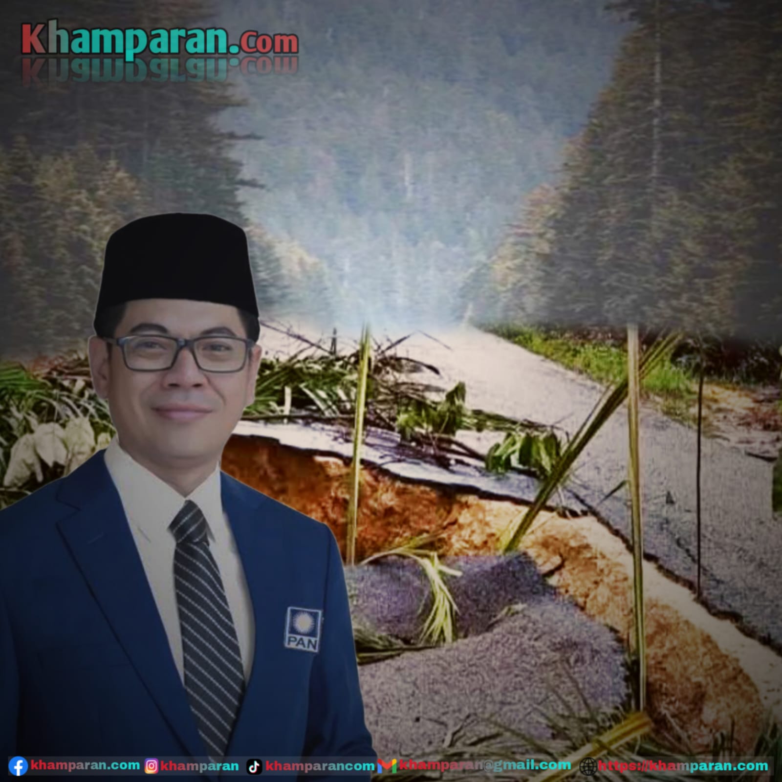 Jalan Ness Amblas, Ansori: Kami Akan Kesana Jika Dalam Satu Minggu Tidak Selesai