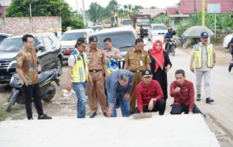 Ketua DPRD Provinsi Jambi Harap Pengerjaan Jalan Kumpeh-Suak Kandis Tepat Waktu