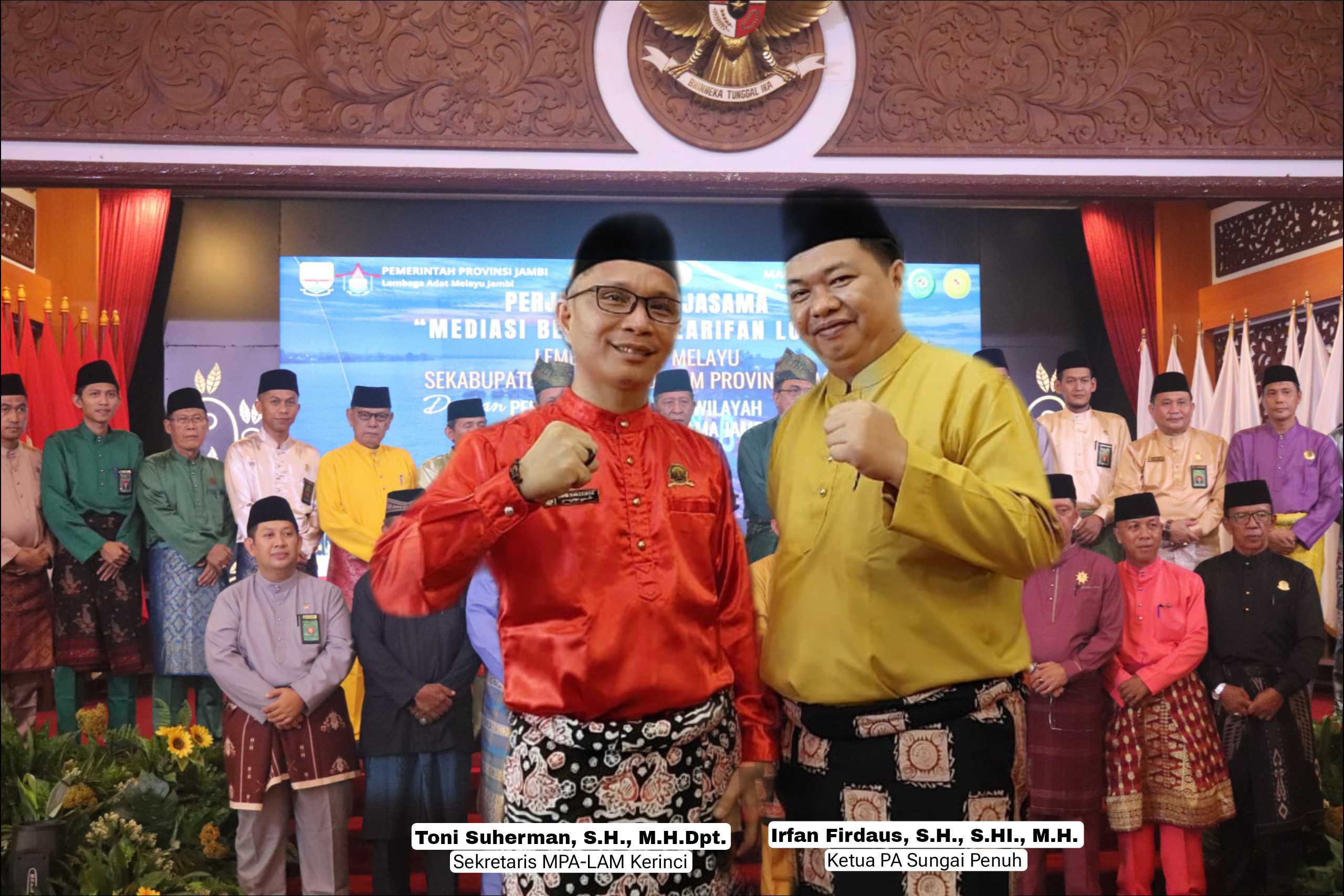 Toni Suherman, S.H., M.H. Dpt: Harap Sinergi Pemkab Kerinci dalam Tingkatkan Peran Adat Sebagai Mediator Berbasis Kearifan Lokal.
