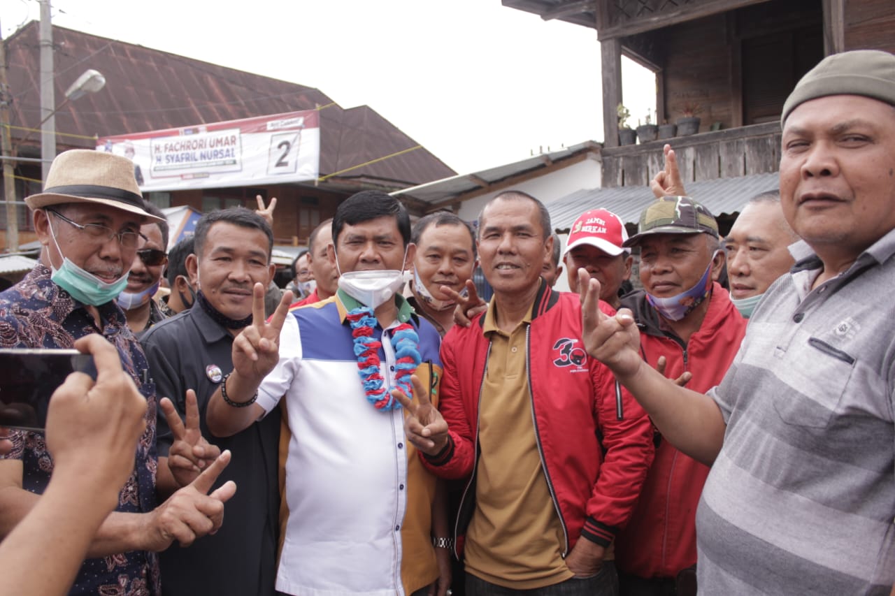 Dukungan Terus Mengalir Untuk Fu- Syafril Kali Ini Datang Dari Mantan Politisi PDIP Dan Ketua Perindo Kerinci