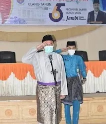 Pemkab Sarolangun Menggelar Upacara Peringatan HUT Provinsi Jambi Ke-65