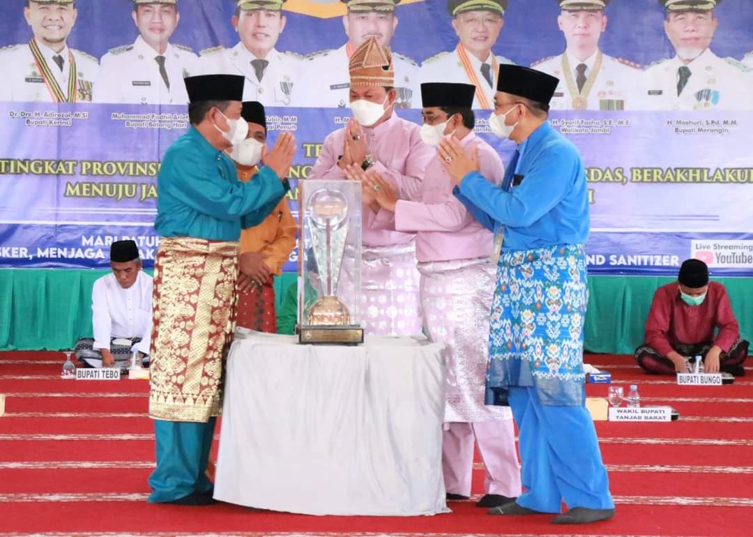 Tanjab Barat Juara Umum MTQ Provinsi Jambi ke-50 Tahun 2021