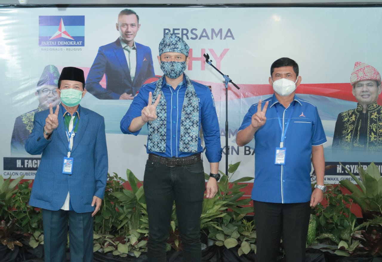 AHY Ungkap Alasan Kenapa Harus Mencoblos Fachrori-Syafril 